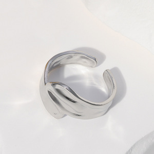 FANKE <span class=keywords><strong>Mylove</strong></span> Factory, vente en gros de bagues unisexes tendance en acier inoxydable plaqué or pour un cadeau quotidien - Product Image 5