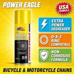 Limpiador de Cadenas en Aerosol Power Eagle de Alta Resistencia, <span class=keywords><strong>Desengrasante</strong></span> en Aerosol que Elimina la Grasa, la Suciedad y el Aceite <span class=keywords><strong>para</strong></span> Bicicletas y Motocicletas - Product Image 4