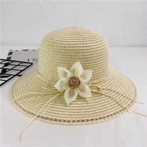 Wholesale Lace Flower <b>Straw</b> <b>Hat</b> Women's Large Brim Beach Seaside <b>Hat</b> Sun <b>Hat</b> in Stock - Product Image 3