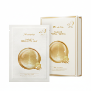 มาส์กหน้า JMSOLUTION PRIME GOLD PREMIUM FOIL มาใหม่ ขายดี ขายส่ง ผลิตในเกาหลี 1 ชิ้น = 10 แผ่น - Product Image 2