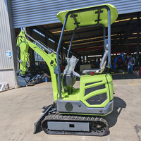 Mini-excavatrice de 3,5 tonnes CE EPA EURO 5, excavatrice sur chenilles de 1 tonne, 2 tonnes, machine d'excavation agricole chinoise