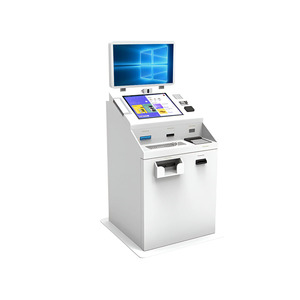 Offre Spéciale kiosque à double écran tactile de 24 pouces avec système d'exploitation multilingue pour la vente de billets personnalisable de cinéma/gare - Product Image 1