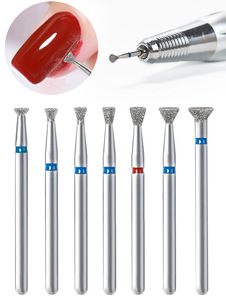 Inverted Cone Diamond Nail Drill Bit Rotary Burr Cuticle Cleaner Manicure Cutter <b>E</b> <b>File</b> Accessory - Product Image 2