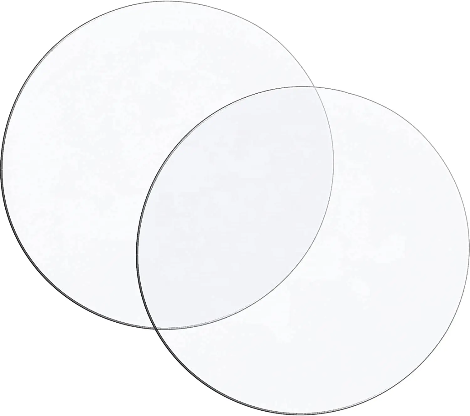 Circle transparent perspex sign Panel for display of various DIY art Round Clear Acrylic sign Panel