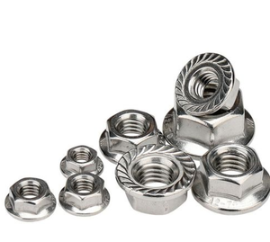 Mạ kẽm M10 1.25 din6923 Titan mặt bích hạt <span class=keywords><strong>M20</strong></span> đầy đủ chủ đề gầy mặt bích thép không gỉ răng cưa cho các ứng dụng khai thác mỏ - Product Image 5