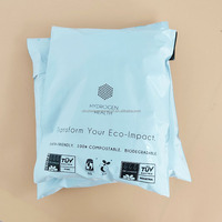 Enveloppe matelassée écologique en gros pour l'emballage de perruques et de chaussettes, durable pour les envois postaux en polyéthylène avec impression, PRIX BAS EXW
