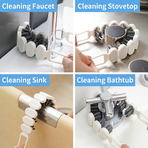 Bendable Gap <b>Cleaning</b> <b>Brush</b> Flexible Crevice <b>Brush</b> Multi‑Purpose Soft Bristle <b>Brush</b> for Kitchen Bathroom <b>Window</b> Corner <b>Cleaning</b> - Product Image 4