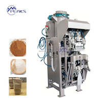 Machine de remplissage et d'emballage de sacs de 30 kg contrôlée par PLC pour aliments pour poissons d'aquarium/poudre de filet/mastic/ciment