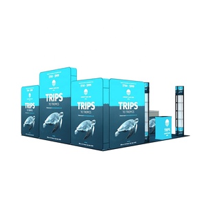 20x20 Twist <strong>Tower</strong> Light Box <strong>Display</strong> Expo Fair Reusable Portable Trade Show Booth Exhibition - Product Image 3
