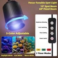 Reef Ready Nano Aquarium-Réservoir en verre ultra clair à faible teneur en fer pour la marine de corail d'eau salée