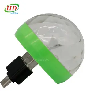 Bola Ajaib Led Kecil untuk Lampu Panggung, Lampu Pesta Efek Mini, Lampu Dj Bola USB, Lampu Disko