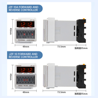 Contrôleur de moteur JZF-10/JZF-10A 24V DC 220V 380V AC, marche avant et arrière, minuterie, affichage numérique LED, relais temporisé