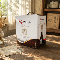 Sacs à vin jetables de 2L/3L/5L/10L/20L avec robinet papillon, emballage liquide Bag-in-Box