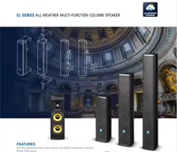 FDB audio 4 pouces barre de renfort sonore extérieure mosquée IP56 Grade haut-parleurs de colonne étanches