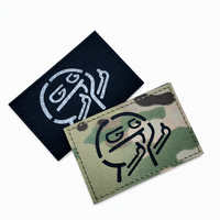 Patch tactique personnalisé avec logo découpé au laser, motif camouflage infrarouge, badge moral personnalisé avec fixation auto-agrippante