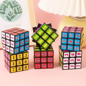 Cubo de Rubik educativo 3x3 para niños, juguete de inteligencia que estimula el cerebro con letras y números, cubo mágico de 4 a 7 años - Product Image 2