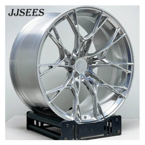 JJSEES 5x120.65 Jantes forgées pour Chevrolet <span class=keywords><strong>Corvette</strong></span> C6 <span class=keywords><strong>C5</strong></span> C7 C8 C4 ZR1 Z06 19 20 21 pouces Jantes en alliage noir Jantes de course - Product Image 6