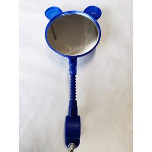 Espejo retrovisor para bicicleta de niños, espejo plano de plástico con soporte para manillar ajustable, accesorios para bicicleta de niños, multicolor - Product Image 3