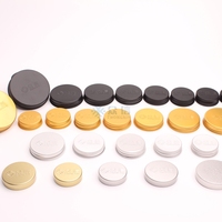 Vente en gros usine – Couvercles à vis en aluminium de 18 mm, 20 mm, 24 mm, 38 mm, 45 mm, 52 mm pour bouteilles et pots, couvercles métalliques à vis de qualité alimentaire