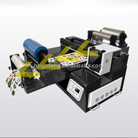 8 warna Digital UV DTF Inkjet Flatbed Printer 5060 Model baru visibilitas tinggi UV Printer
