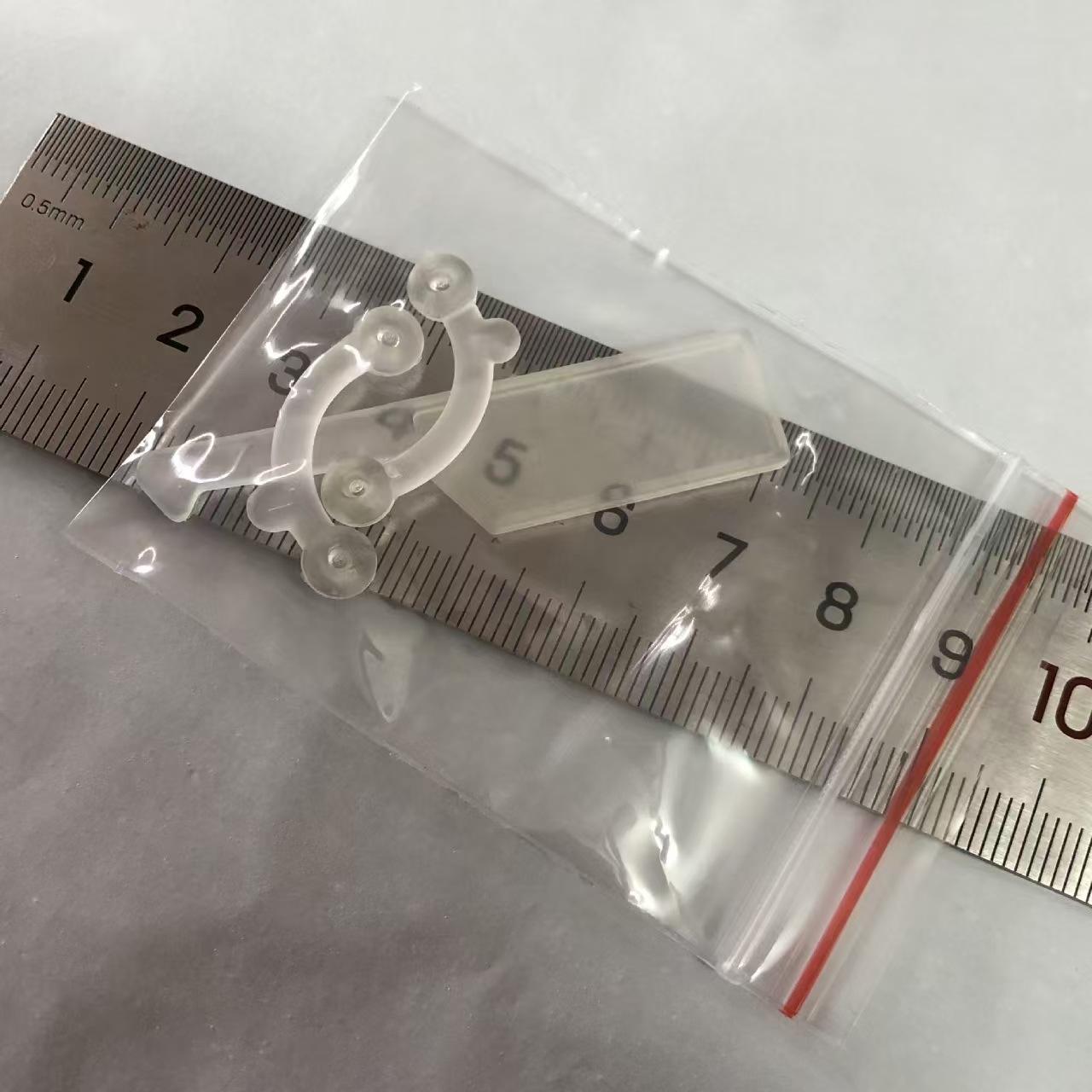 Nose beauty device; semi-transparent s