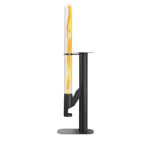 Poêle à granulés de bois noir en acier moderne de haute qualité pour une utilisation en extérieur dans les maisons et les jardins - Product Image 1