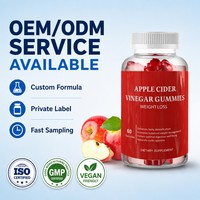 Gummies au vinaigre de cidre de pomme, complément alimentaire végétalien pour le soutien digestif, marque privée OEM ODM
