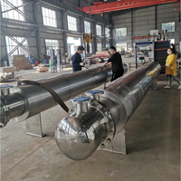 Pompe d'évaporation à circulation forcée haute performance, automatique, en acier inoxydable titane de qualité industrielle pour solutions chimiques