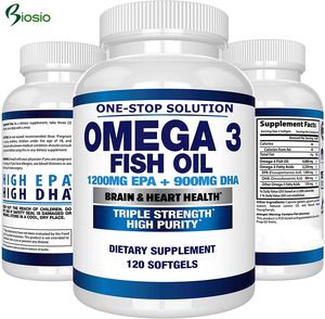 Atacado private label omega3 softgels mar profundo peixe óleo softgel cápsulas - Product Image 5