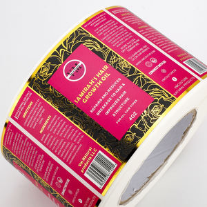 अनुकूलित सोने के पन्नी वाटरप्रूफ बाल तेल की बोतलें कस्टम लेबल चिपकने वाला बोप निजी लोगो बालों के विकास तेल के लिए लेबल - Product Image 4