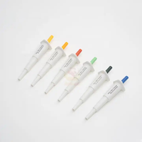 IKEME Lab 10ul 20ul 25ul 30ul 50ul 60ul 75ul 100ul 200ul Micro Pipette de laboratoire à volume fixe réglable Mini Pipette en plastique