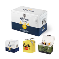 13L 15L 20L Campo Bar Bebidas Lujo Metal Retro Cooler Box Vintage Ice Chest Custom