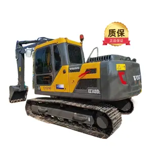 Chine vente aux enchères locale exportation 14 tonnes d'excavateur volvo d'occasion VOLVO140 VOLVOEC140 VOLVOEC140 DL kobelco SK140