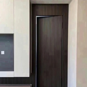 Living Room <b>TV</b> <b>Wall</b> Protective Panel with Hidden Door Sofa Feature Wood Minimalist Decorative <b>Cabinet</b> for Hotel Apartment Use - Product Image 1