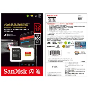 100% Original SDQXNE Sandisk Extreme 64gb Flash Micro TF SD Memory Card