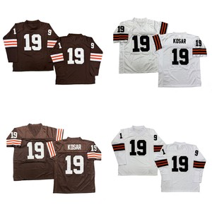 Camiseta de Rugby Estilo Vintage para Hombre, Cosida, 19 Bernie Kosar, 32 Jim <span class=keywords><strong>Brown</strong></span>, 73 <span class=keywords><strong>Joe</strong></span> Thomas, Tallas S-3XL, Envío Rápido - Product Image 1