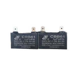 คาปาซิเตอร์เครื่องทำน้ำอุ่น Cbb61 1uf 500v ได้รับการรับรองมาตรฐาน Cqc สำหรับอะไหล่เครื่องทำน้ำอุ่นแก๊ส - Product Image 5