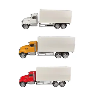 1/48比例压铸卡车模型支持定制标志金属压铸美式行李箱OEM玩具卡车模型定制