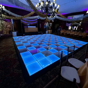 Éclairage LED pour carrelage de sol, bleu clair, luminosité 5000 cd, 178 °   Angle de visionnement, installation fixe en intérieur, utilisation en salle d'exposition - Product Image 2