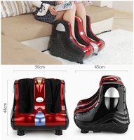Masseur chauffant personnalisable OEM pour les membres inférieurs, ergonomique et incurvé pour pieds et mollets, vente en gros pour le bien-être à domicile