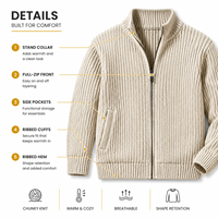Pull en cachemire tricoté respirant, coupe ample et ajustée, pour homme, automne-hiver, épais et décontracté