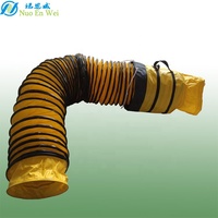 Conduit d'air flexible de ventilation à pression négative antistatique de haute qualité de 400mm 16 pouces