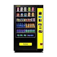Distributeur automatique de snacks et boissons en libre-service 24 h/24 à vendre
