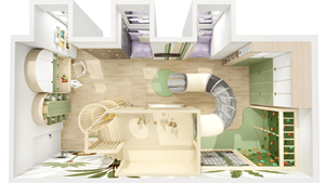 Custom Parent-child Restaurant Fixture Shop Interior Design Children Playground Fitting Fitment Decoration Manufacturer - Product Image 2