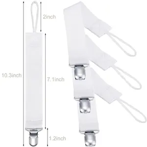 <span class=keywords><strong>Lot</strong></span> de 20 Sucettes à Clip pour Bébés Non Toxiques à Sublimation, 100% Silicone Alimentaire, pour Garçons et Filles - Product Image 4