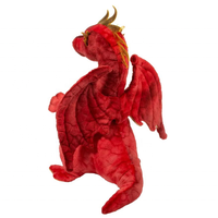 Jouets en peluche Dragon rouge Animal en peluche de 12 pouces