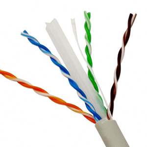 Câble réseau Cat6 haute vitesse 23 AWG en cuivre pur, câble de données <span class=keywords><strong>Internet</strong></span>, réseau LAN Ethernet 4 paires UTP Cat 6, câbles de communication 305m boîte - Product Image 4
