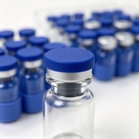 Bubuk GHK Cu Copper Tripeptide 1 Kelas Kosmetik 99% Kemurnian Tinggi Pasokan Massal Bahan Baku Peptida Tembaga Biru CAS 89030955