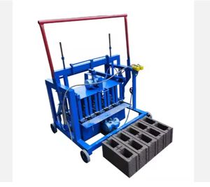 Neueste Mini-Ziegel herstellungs maschine Hand Push Kleine mobile Ziegel herstellungs maschine Beton hohl ziegel maschine - Product Image 1