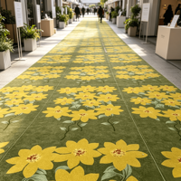 Tapis imprimé numérique personnalisé en gros d'usine, tapis antidérapant en polyester avec logo imprimé, fournisseur de tapis de sol imprimés